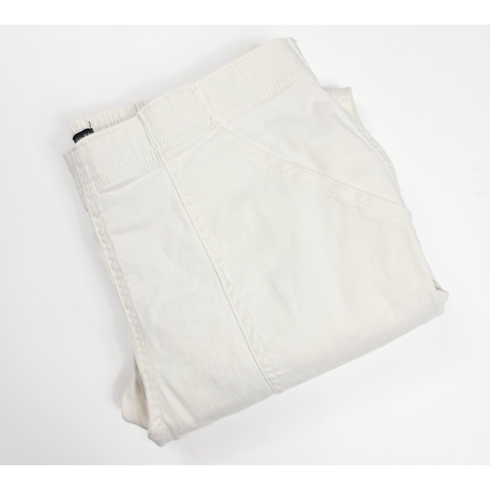 Sincerely Jules Stretch Ivory Chino Jogger Pants Women's Size Large 32x27 - Picture 3 of 4